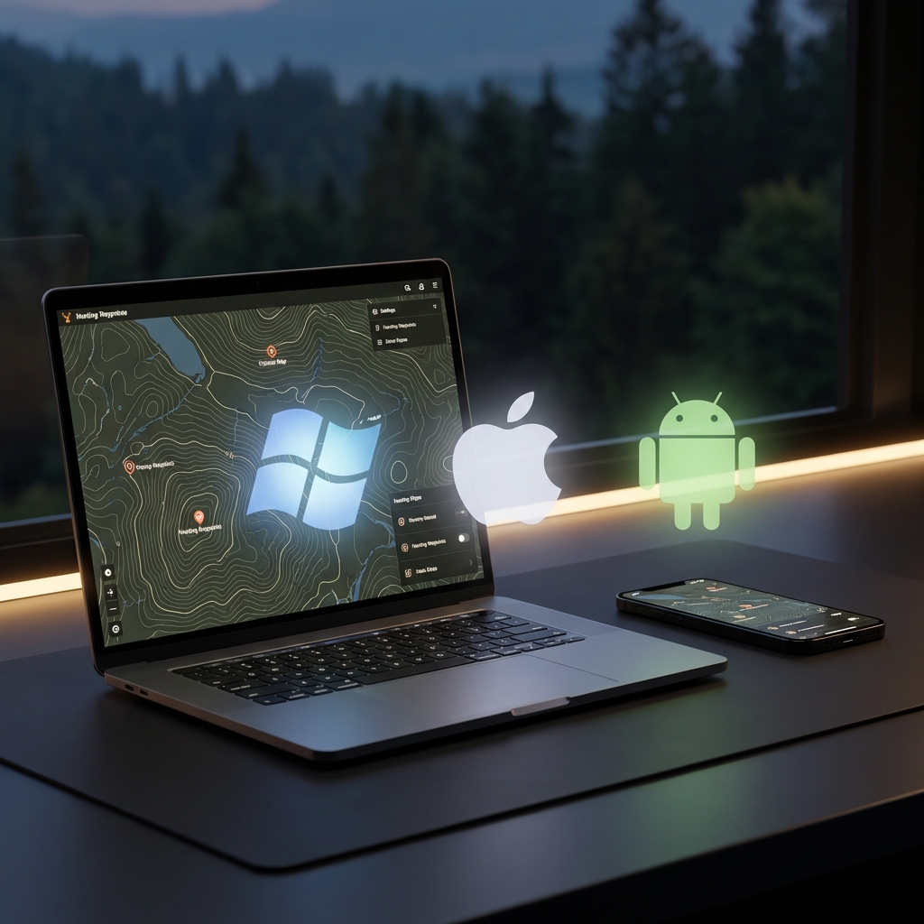 Dianamap sur ordinateur, tablette et mobile
